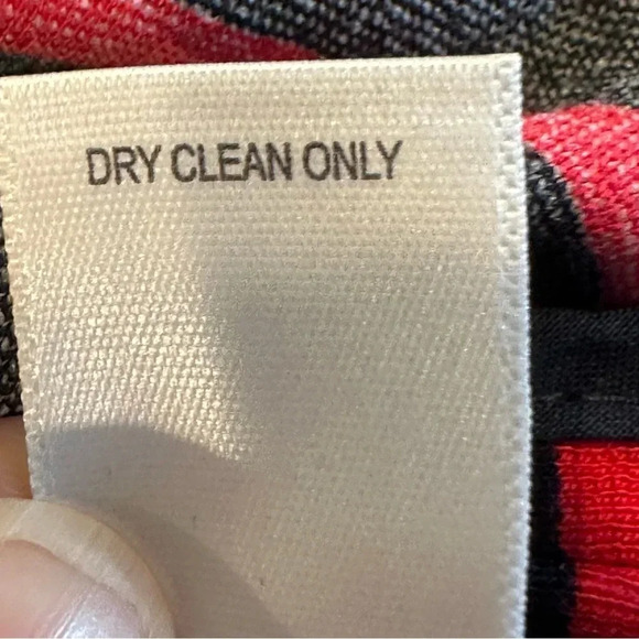 Banana Republic Red and Blue Stripe V-Neck Tank Zippered Dress Size 2 - Picture 10 of 11